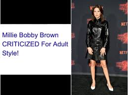 Всё про британскую актрису милли бобби браун (millie bobby brown). Millie Bobby Brown Shares Video Complaining About Sexualization