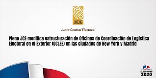 Calendario laboral de madrid del 2020 (con todos los festivos). Pleno Jce Modifica Estructuracion De Oficinas De Coordinacion De Logistica Electoral En El Exterior Oclee En