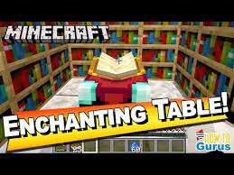 Minecraft Enchantment Table Design Recipe Room Layout Bookshelf Setup Minecraft Java Edition Youtube