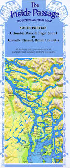 Inside Passage Map South Map Folded