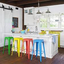 In larger kitchens, an island (or two) can break up the space in attractive ways, help direct traffic, provide convenient storage, and present the chef with useful countertop work space that borders (but does not block) the work triangle. 38 Best Small Kitchen Design Ideas Tiny Kitchen Decorating