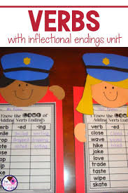 Are You Teaching Verb Inflectional Endings This Fun Unit Will Help You With Teaching And Practicing Action Ve Inflectional Endings Teaching Verbs Action Verbs