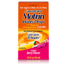 Infants Motrin Concentrated Drops Fever Reducer Ibuprofen Berry Flavored 5 Oz Walmart Com