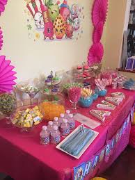 Shopkins Birthday Party Candy Table Shopkins Birthday Party Birthday Party Candy Table Hotel Birthday Parties