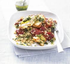 Quinoa Salad With Grilled Halloumi Recipe Bbc Good Food Recipes Recipes Grilled Halloumi
