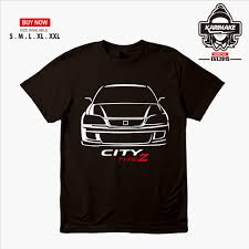 Rp 55.500.000 2001 city type z 2001 vtec. Short Sleeve Printed Honda City Type Z Graphic Cotton T Shirt For Men Shopee Malaysia