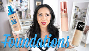 my top 3 foundations