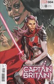 BETSY BRADDOCK: CAPTAIN BRITAIN #4 CVR B MARVEL COMICS