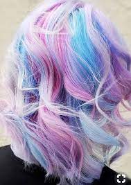 It adds an icy finish to your look. Galaxy Pink Purple Blue Ombre Hair Novocom Top