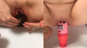 Bottle insertion porn