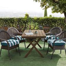 Shop chair pads, cushions and more home furnishings at shein! Buy Sweet Home Collection Patio Cushions Outdoor Chair Pads Premium Comfortable Thick Fiber Fill Tufted 19 X 19 Seat Cover 4 Pack Havana Peacock White 4 Count Online In Turkey B08gsbyvjr