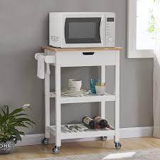 Cheap kitchen islands & trolleys, buy quality furniture directly from china suppliers:rolling kitchen island trolley cart stainless brave troop cupboard kitchen decorative trolley cart potato skin mobile stainless steel trolley roll cart kid cart hand cart kitchen custom kitchen island table. Conifferism Rolling Kitchen Cart Microwave Storage Island With Wheels White For Dining Rooms Kitchens And Living Rooms Amazon Co Uk Home Kitchen