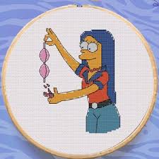 Marge Simpson Cross Stitch Pattern