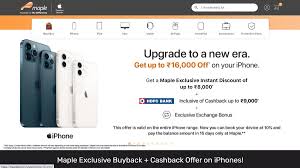 Apply for credit cards using hdfc bank credit card offers 2021. Iphone 12 Other Iphone Models Available At Up To Rs 16 000 Discount At Maple Online And Offline Stores Technology News