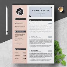 Enter the job title you are applying for. Modern Resume Cv Template 3 Page Cv Template Resume Template Resume Design Template