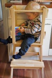Bauanleitung Fur Einen Learning Tower Lernturm Aus Ikea Hocker Bekvam Lernturm Ikea Hocker Ikea Ideen
