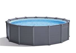 Piscine Tubulaire Intex Graphite O4 78 M Castorama