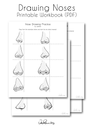 Nose Drawing Workbook Pdf Jeyram Art Nose Drawing Drawings Anime Eye Drawing