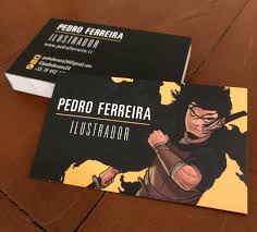 Artstation Business Card Art Pedro Ferreira