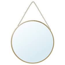 Lassbyn Mirror Gold Colour Ikea Ireland In 2020 Spiegel Ikea Fensterputzmittel Ikea