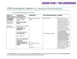 otes collection of evidence chart