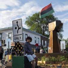 A sacred space for severe stupidity. Minneapolis Starts To Reopen George Floyd Square But Some Push Back Mpr News
