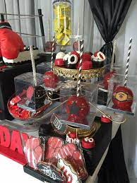 Maybe you would like to learn more about one of these? Boxing Theme Dessert Table And Decor Dazzlingpartydesigns Boxing Theme Party Ideas Wwe Birthday Party Husband Birthday Parties