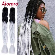 I have always embraced my gray but within the last nine months, i came across the gentle treatment relaxer for gray hair. Alororo Afro Mixed Color Synthetic Braiding Hair Extensions 24inch Pink Blue Red Blonde Jumbo Braid Hair Products Wholesale Leather Bag