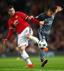 Henrikh Mkhitaryan Of Manchester United Is Fouled By Ruben Dias Of Benfica During The Uefa Champions League Group A Match Manchester United Manchester The Unit