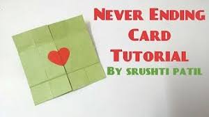 Twist Pop Card Tutorial By Srushti Patil Youtube Never Ending Card Card Tutorial Infinity Card