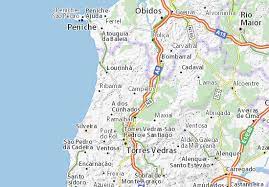 Torres vedras desde mapcarta, el mapa libre. Michelin Campelos Map Viamichelin