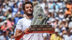 Matteo berrettini has burst onto the tennis scene in the past two years and goes into the australian open as ninth seed. Swiss Open 2018 Matteo Berrettini Defeats Roberto Bautista Agut To Win First Title