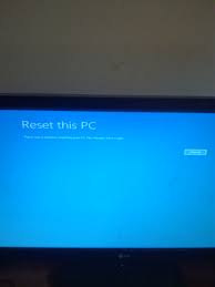 To proceed with a factory. I Can T Reset My Pc