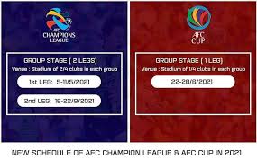 This is the overview which provides the most important informations on the competition afc champions league in the season 2021. New Schedule Of Afc Cup 2021 Due To Nabadwip Mariners Facebook