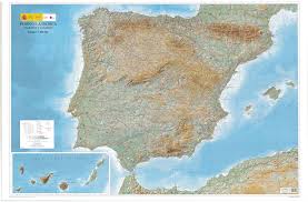 Principales unidades del relieve de la provincia de almería. Peninsula Iberica Mapas Fisicos 2017
