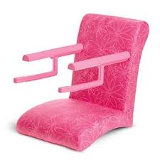 American Girl Cafe Sweet Seat Table Chair Booster High Pink American Girl Furniture American Girl Doll Sets American Girl Doll Accessories