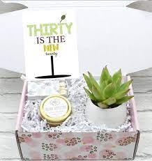 Opt for versus our extensive range of artistic gift guidelines that will create their eyes sparkle with wonder. 30th Birthday Succulent Gift Box For Her 30th Birthday Gift Etsy