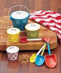 Pail And Shovel Novelty Measuring Cups And Spoons Set Kitchen Baking Cooking Ebay Measuring Cups Spoons Measuring Cups Measuring Cups Set