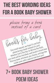 A common choice for baby shower thank you card wording that is always appropriate is to end with sincerely and your name. 9 Bring A Book Instead Of A Card Baby Shower Invitation Ideas