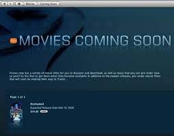 Apple tv is constantly adding and removing movies and tv shows to its us catalogue. Itunes Store Introduces Movies Coming Soon Section Ars Technica