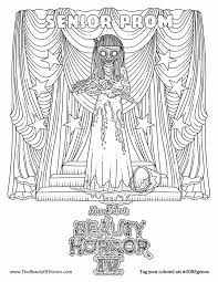 The beautiful horror coloring book has a blend of beauty and horror elements. I Hope You Re The Beauty Of Horror Coloring Book Series Facebook