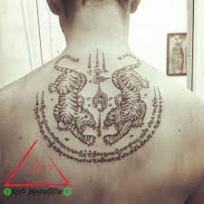 Tiger Tattoo Sak Yant Tattoo Tiger Tattoo Geometry Tattoo