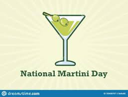 Illustration About Martini Drink With Olive Vector Martini Glass With Olive Icon National Martini Day Poster June 19 Illustrati Martini Day Martinis Drinks