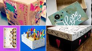 Como Decorar Una Caja De Carton Bloghogar Com