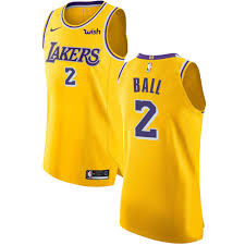 Lonzo ball los angeles lakers #2 white youth alternate replica jersey. Wholesaledealsjerseys Nike Lakers 2 Lonzo Ball Gold Nba Authentic Icon Edition Jersey