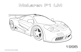 P1 is available in 1 colors. Mclaren F1 Lm 1995 Coloring Pages Printable