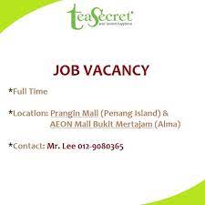 Find job vacancies at city bukit merah that match with your criteria. Tea Secret Photos Facebook