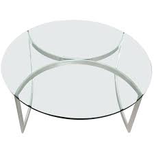 Nowadays, you can find coffee tables ranging from round to square, wood to glass you also get to choose between two finishes: Late Mid Century Modern 1970s Stainless Steel Round Glass Top Coffee Table For Sale At 1stdibs