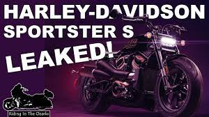 Harley Davidson Sportster S Details Leaked Aka The Custom 1250 Youtube