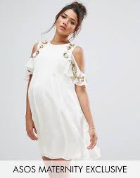 8 Little White Dresses For Pregnant Brides Asos Maternity Dresses Dresses For Pregnant Women Maternity Dresses